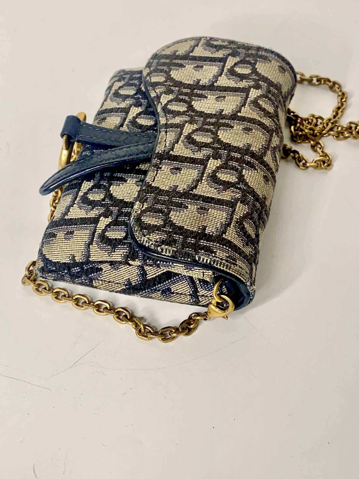 Christian Dior Oblique Nano Saddle Bag