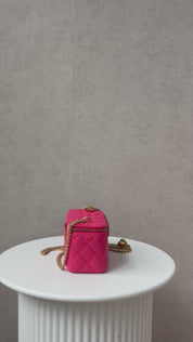 Chanel Vanity Pink Caviar Crossbody