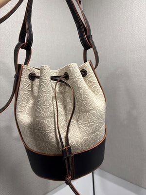 Loewe Anagram Bucket Jacquard Calfskin