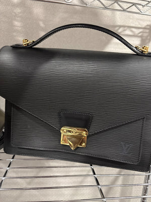 Louis Vuitton Monceau MM Epi Black