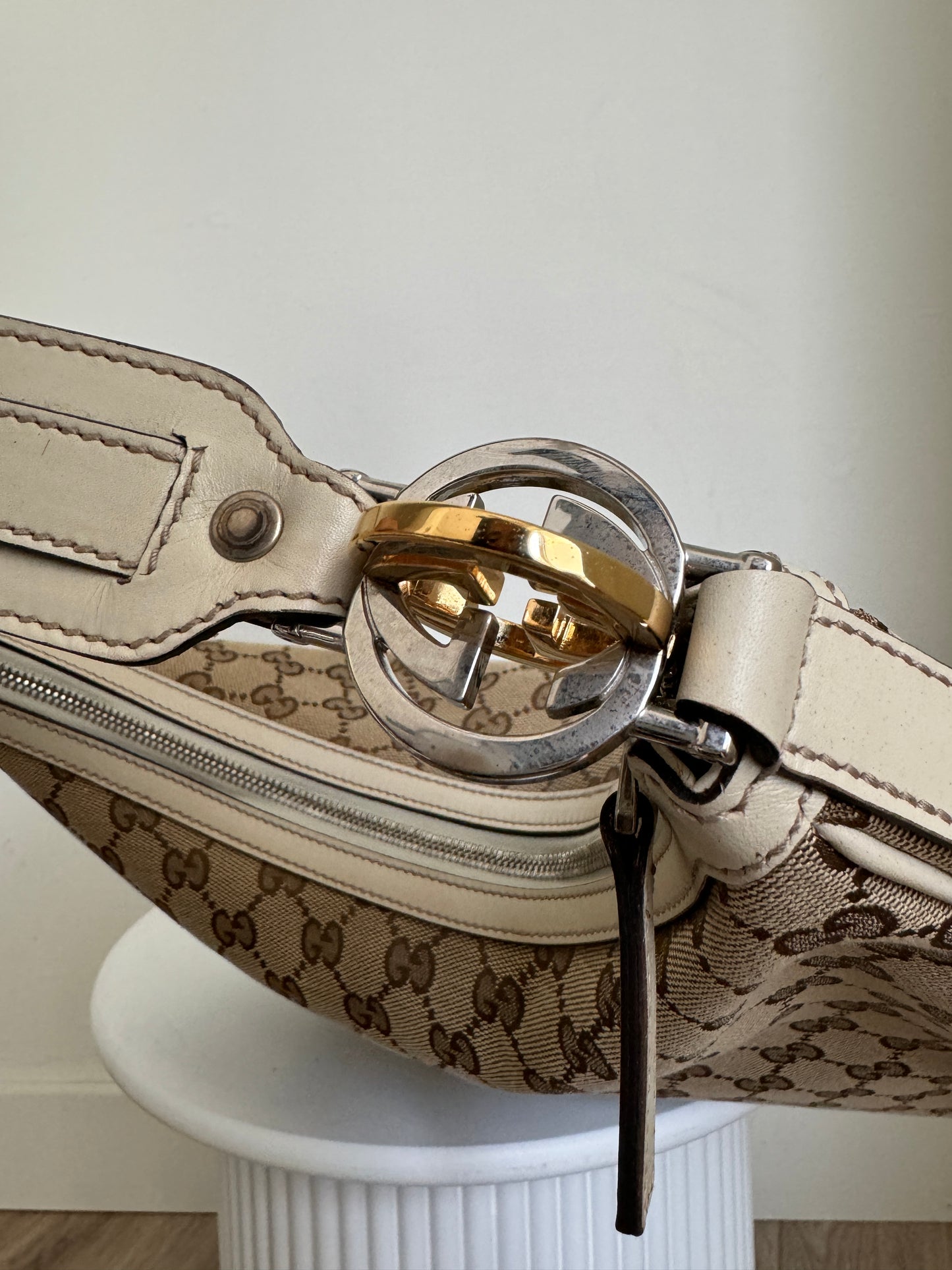 Gucci GG Canvas Twins Hobo
