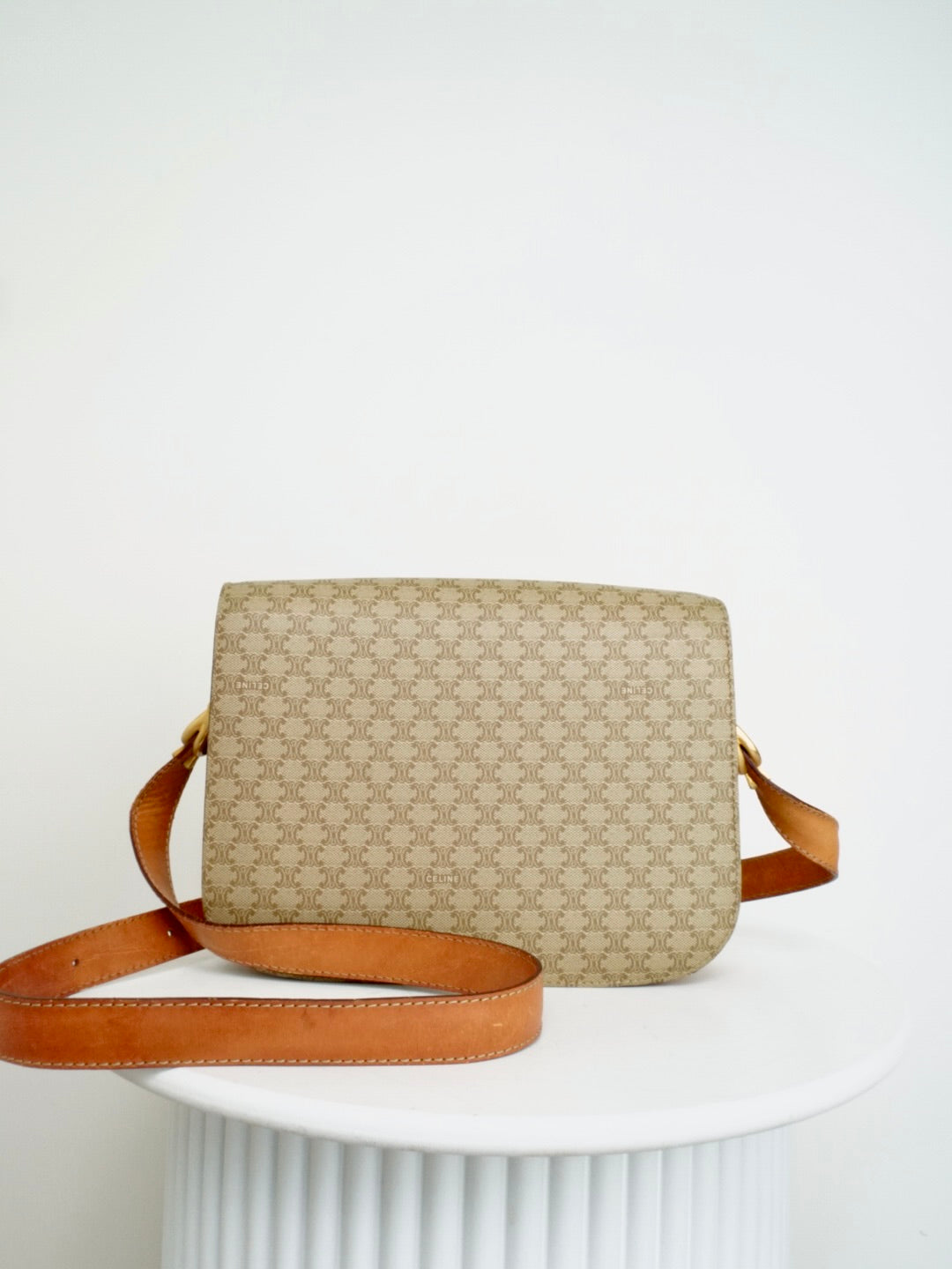 Céline Horse Carriage Clasp Macadam Crossbody