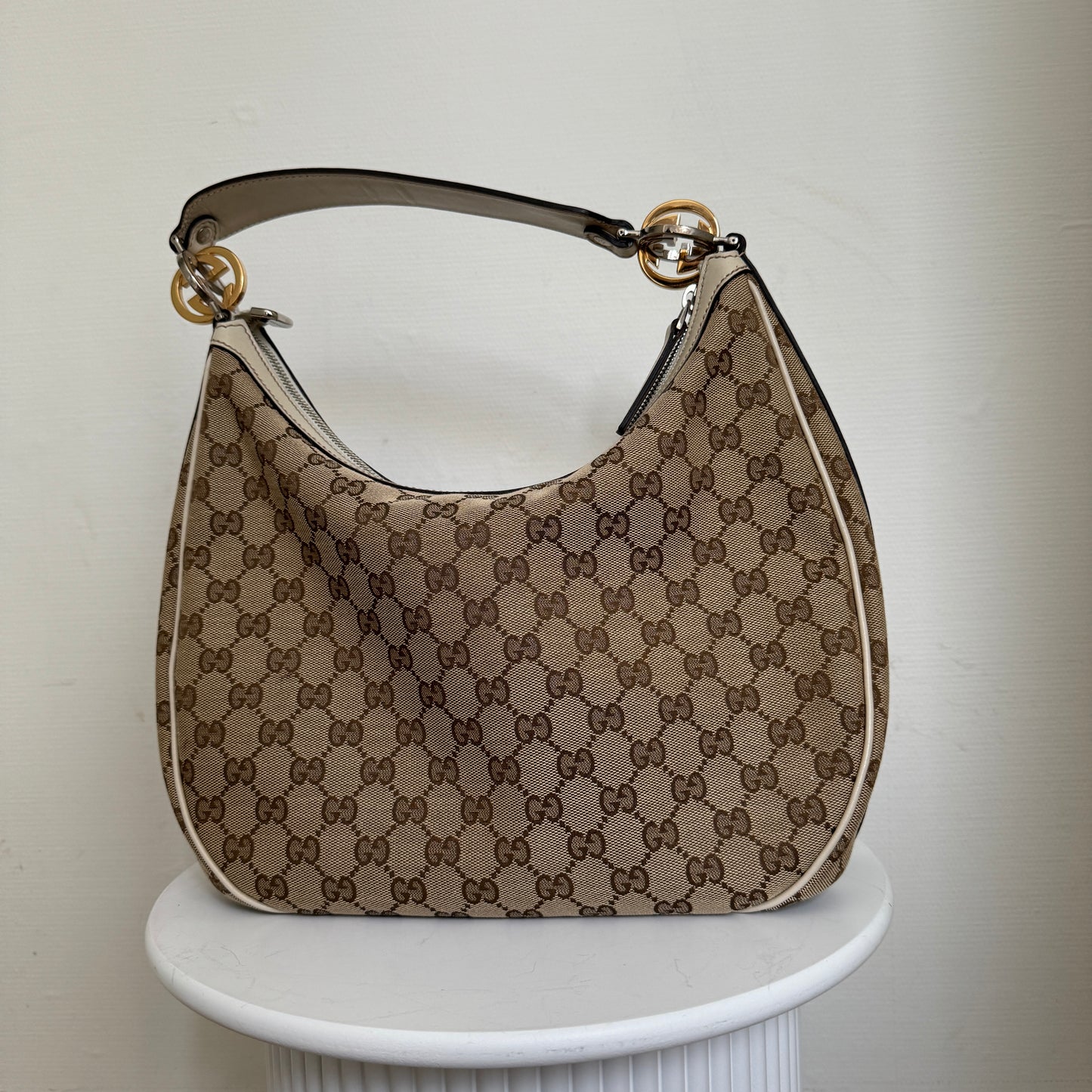 Gucci GG Canvas Twins Hobo