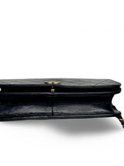 Vintage Chanel Full Flap Bag Black