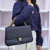 Chanel Matelasse Flapbag Calf Skin