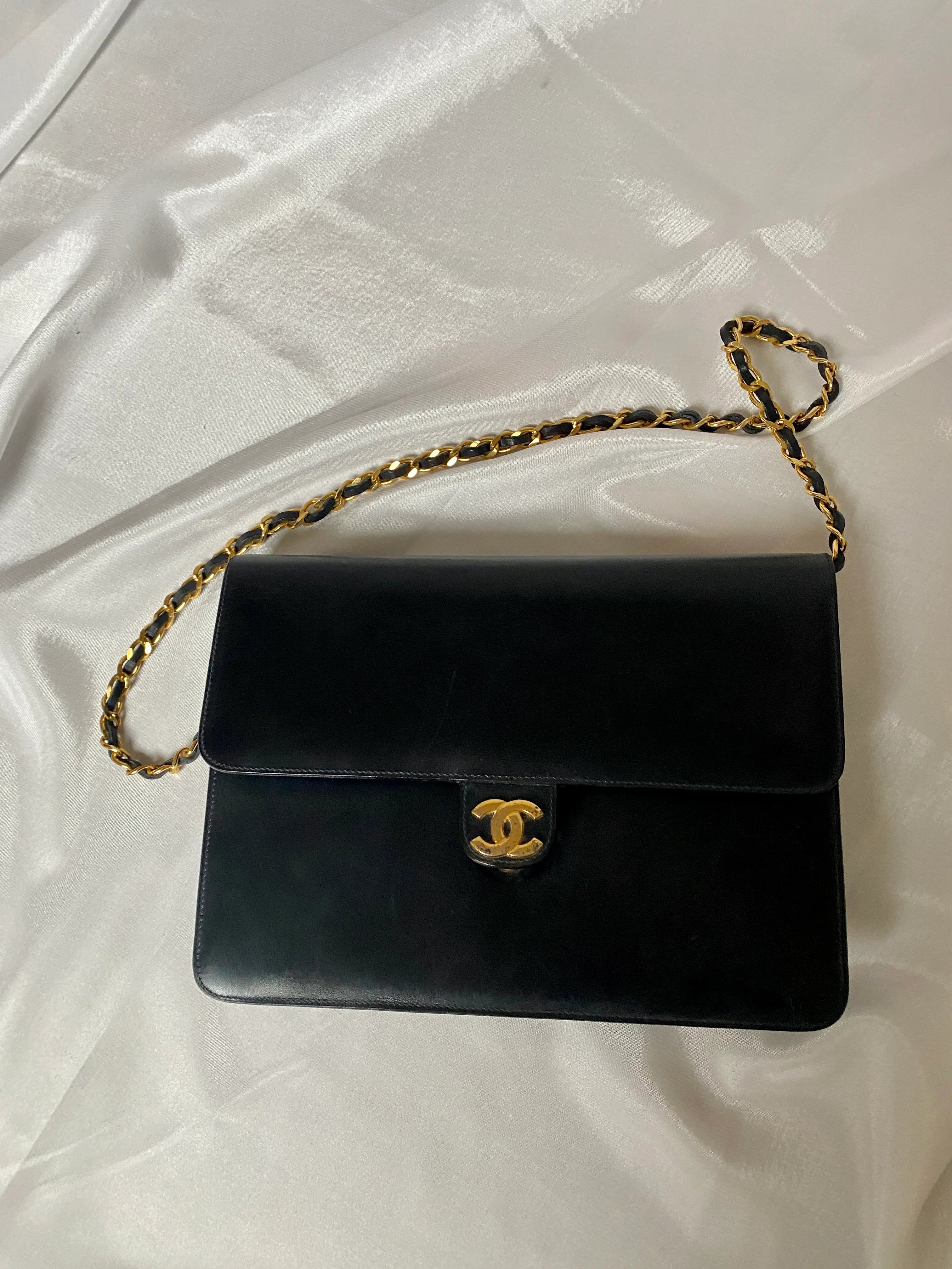 Chanel Single Flapbag Zwart GWH MEDIUM