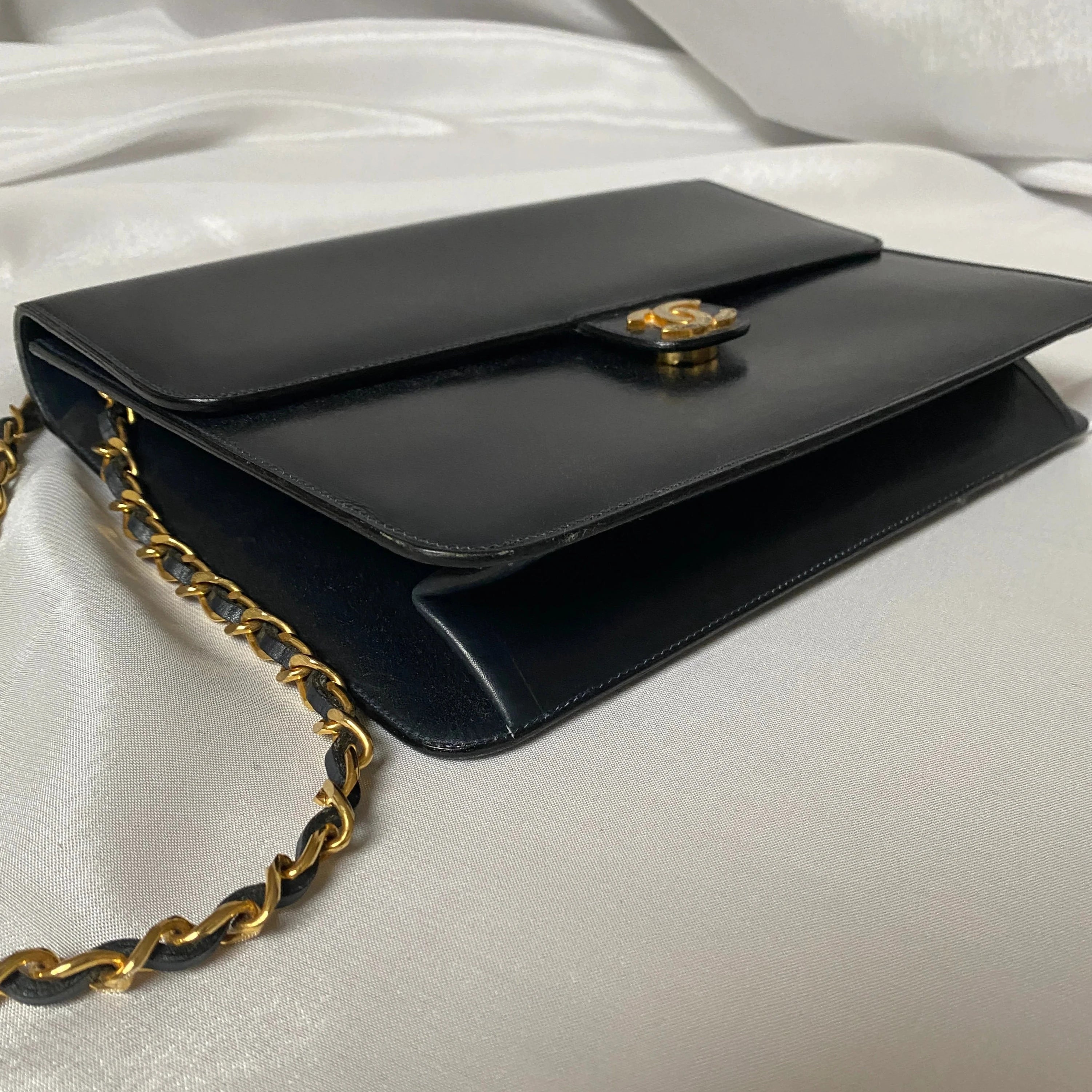 Chanel Single Flapbag Zwart GWH MEDIUM
