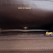 Chanel Full Flapbag Bruin SMALL 24k ghw