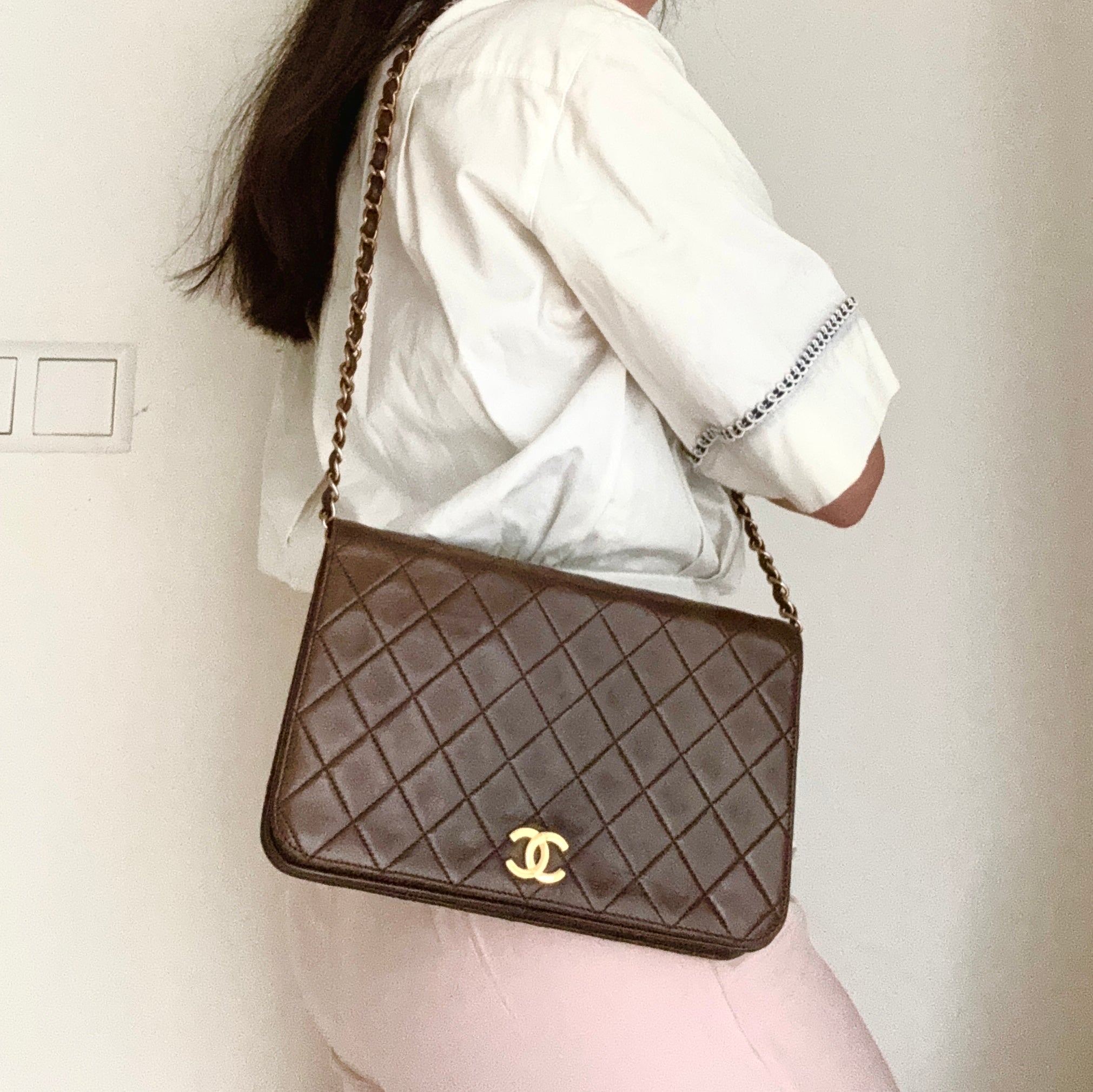 ChanelFullFlapbagBruinmodel.jpg