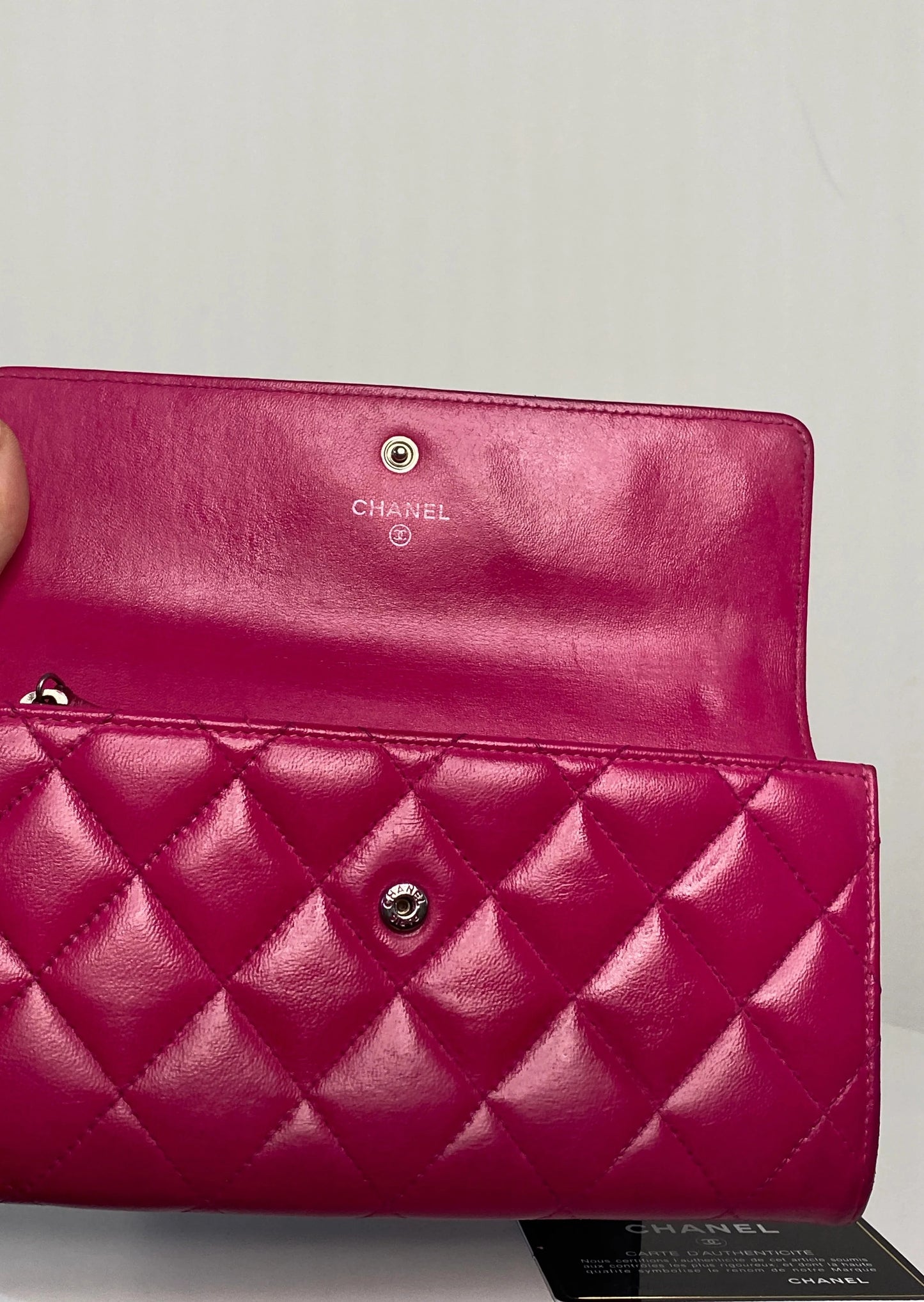 Chanel Classic Matelassé Flap Wallet