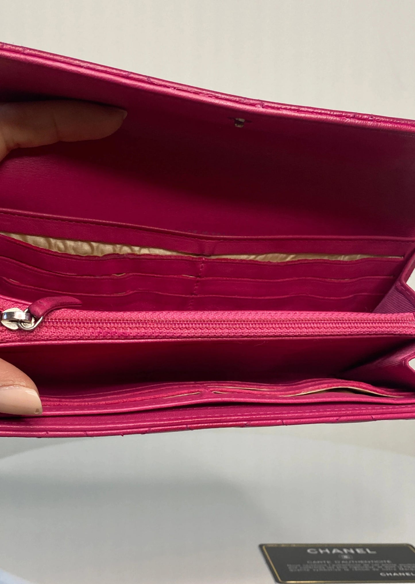 Chanel Classic Matelassé Flap Wallet