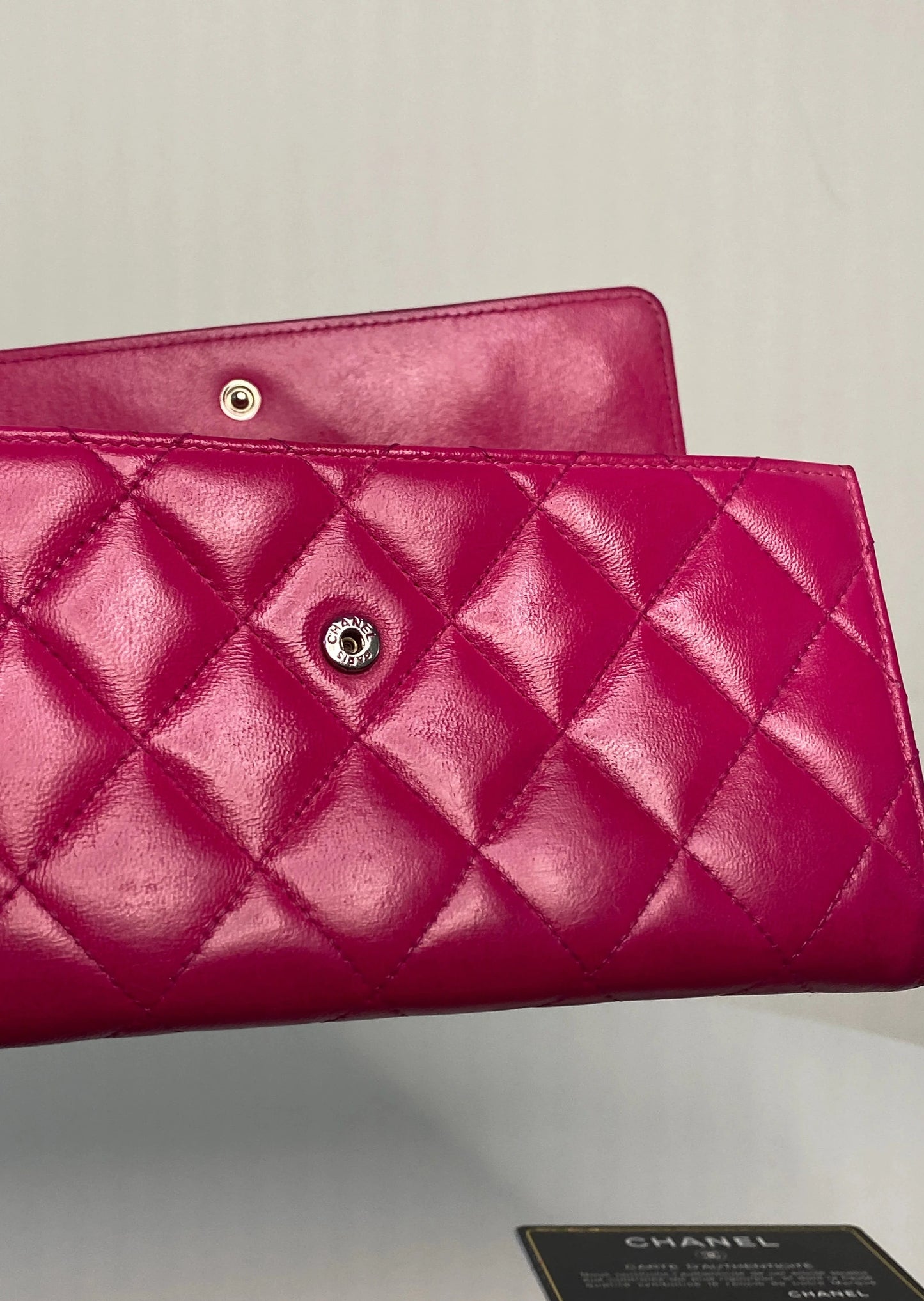 Chanel Classic Matelassé Flap Wallet