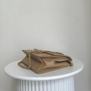 Chanel Single Flapbag Small 24k ghw Dark Beige