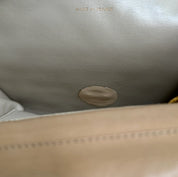 Chanel Single Flapbag Beige Small 76 cm
