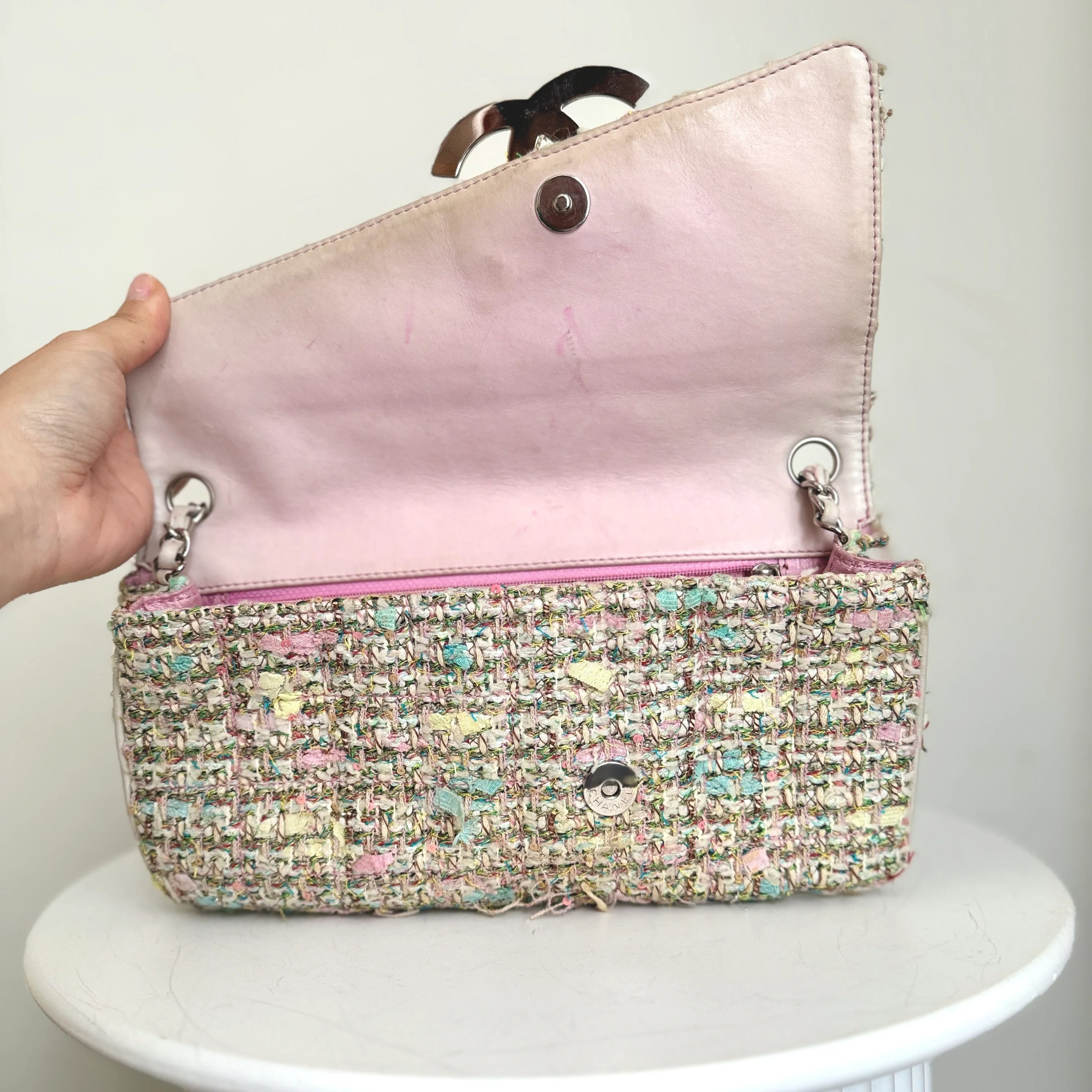 Chanel Tweed Schoudertas