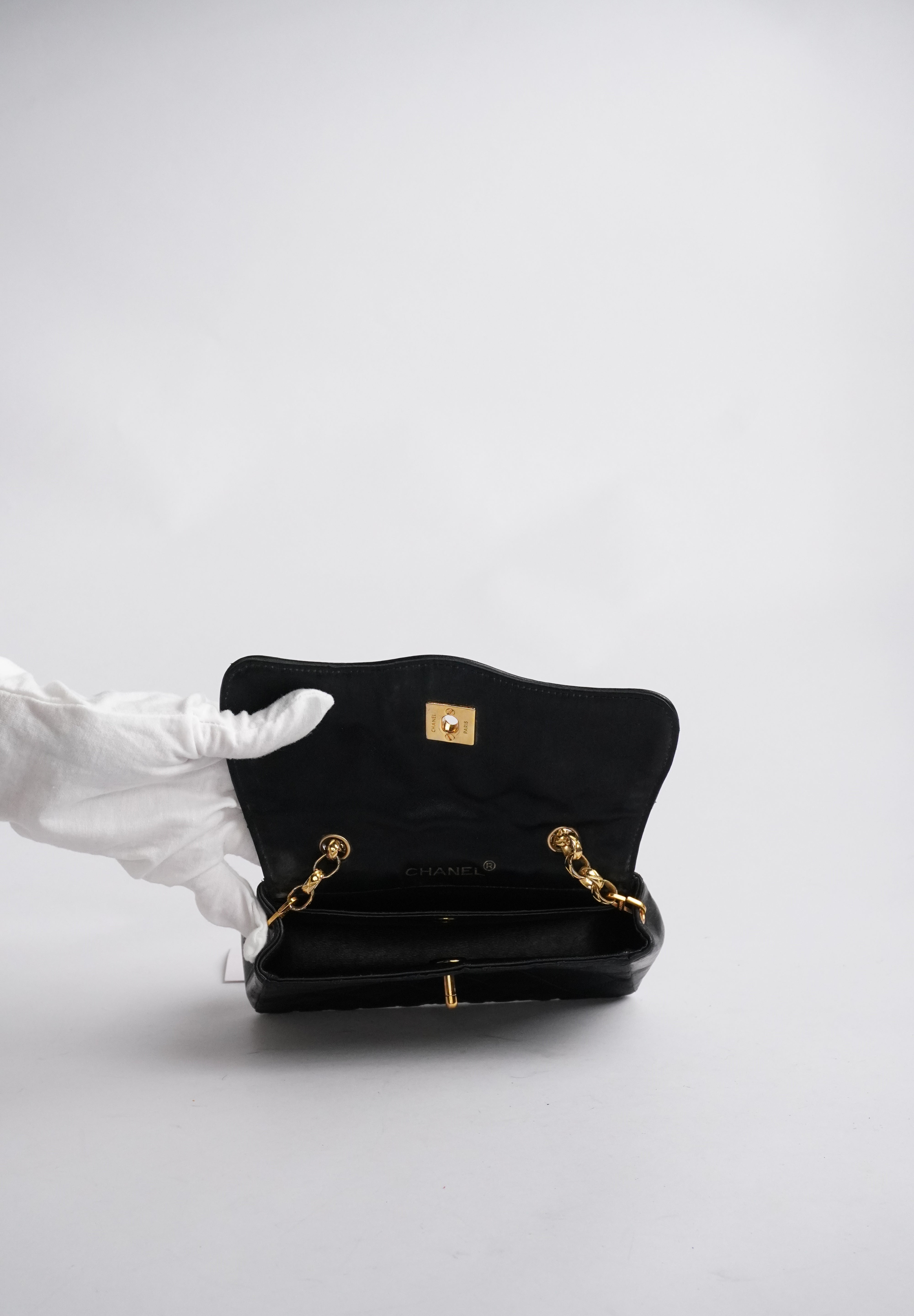 Chanel Single Flapbag Mini Crossbody 24k ghw