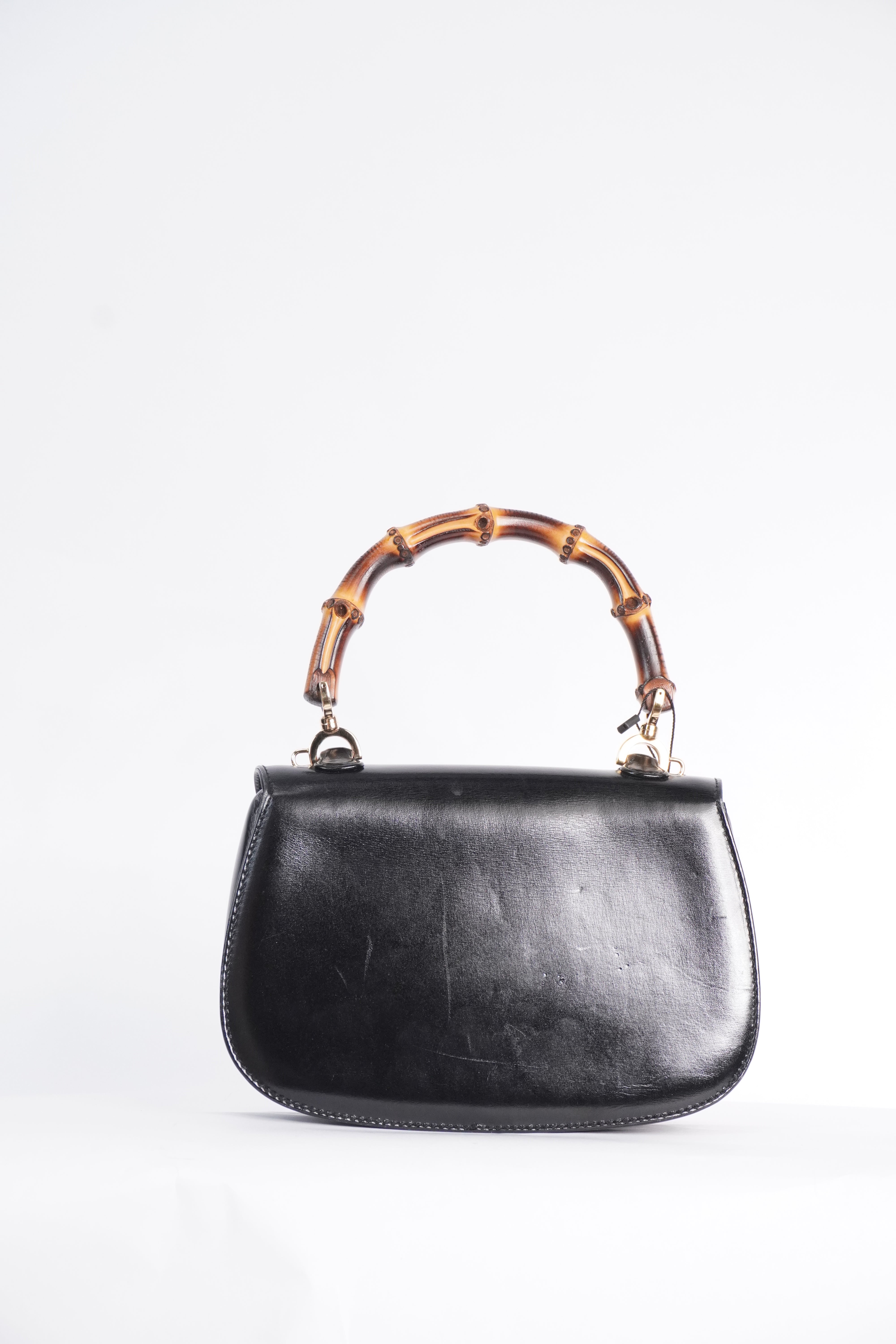 GUCCI ハンドバッグ Gucci Bamboo Black Hand bag – The Bags List