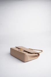 Chanel Classic Flapbag Medium Caviar Beige 24k GHW