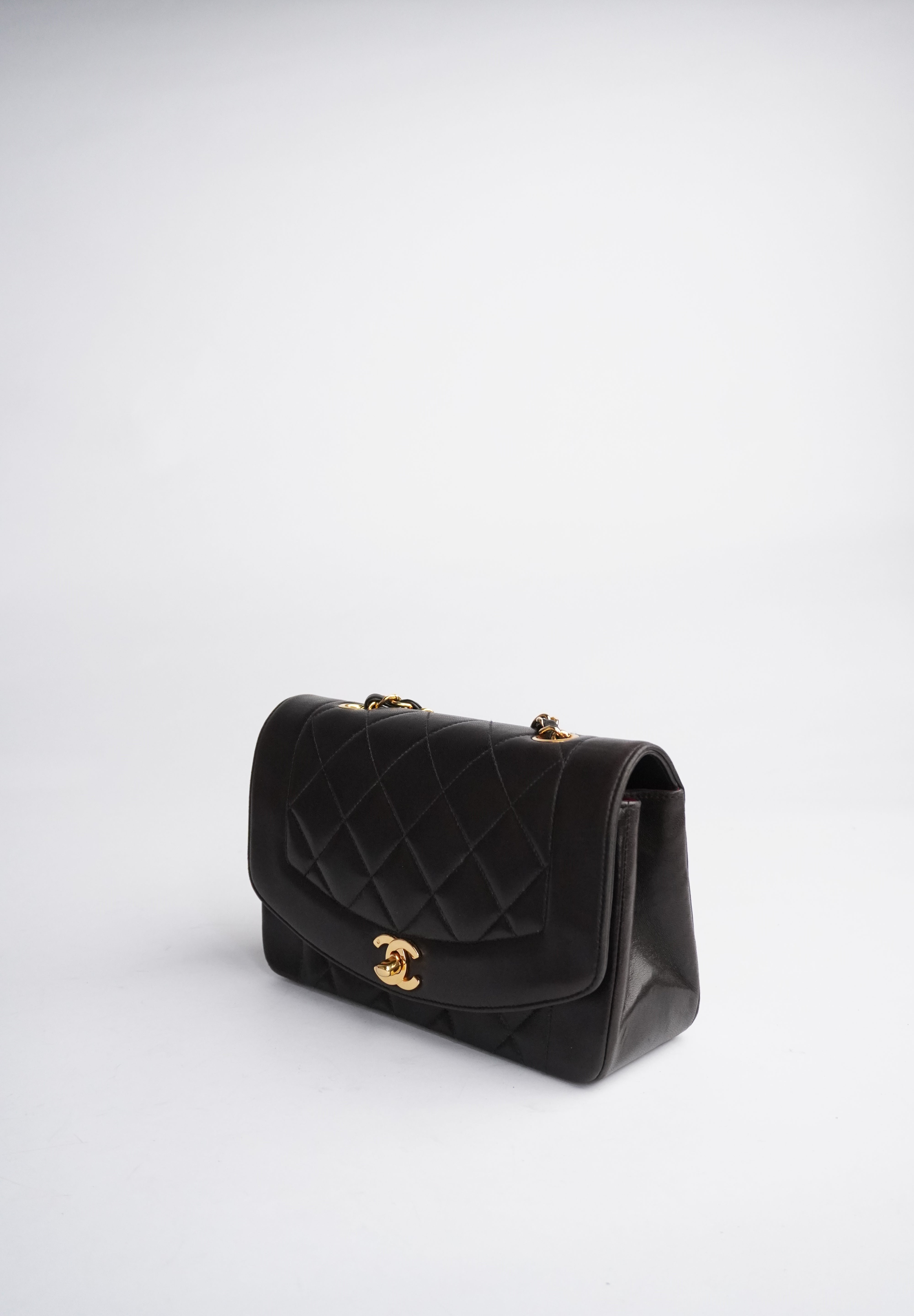 Chanel Diana Small Dark Brown