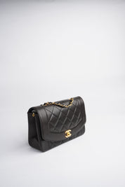 Chanel Diana Small Dark Brown