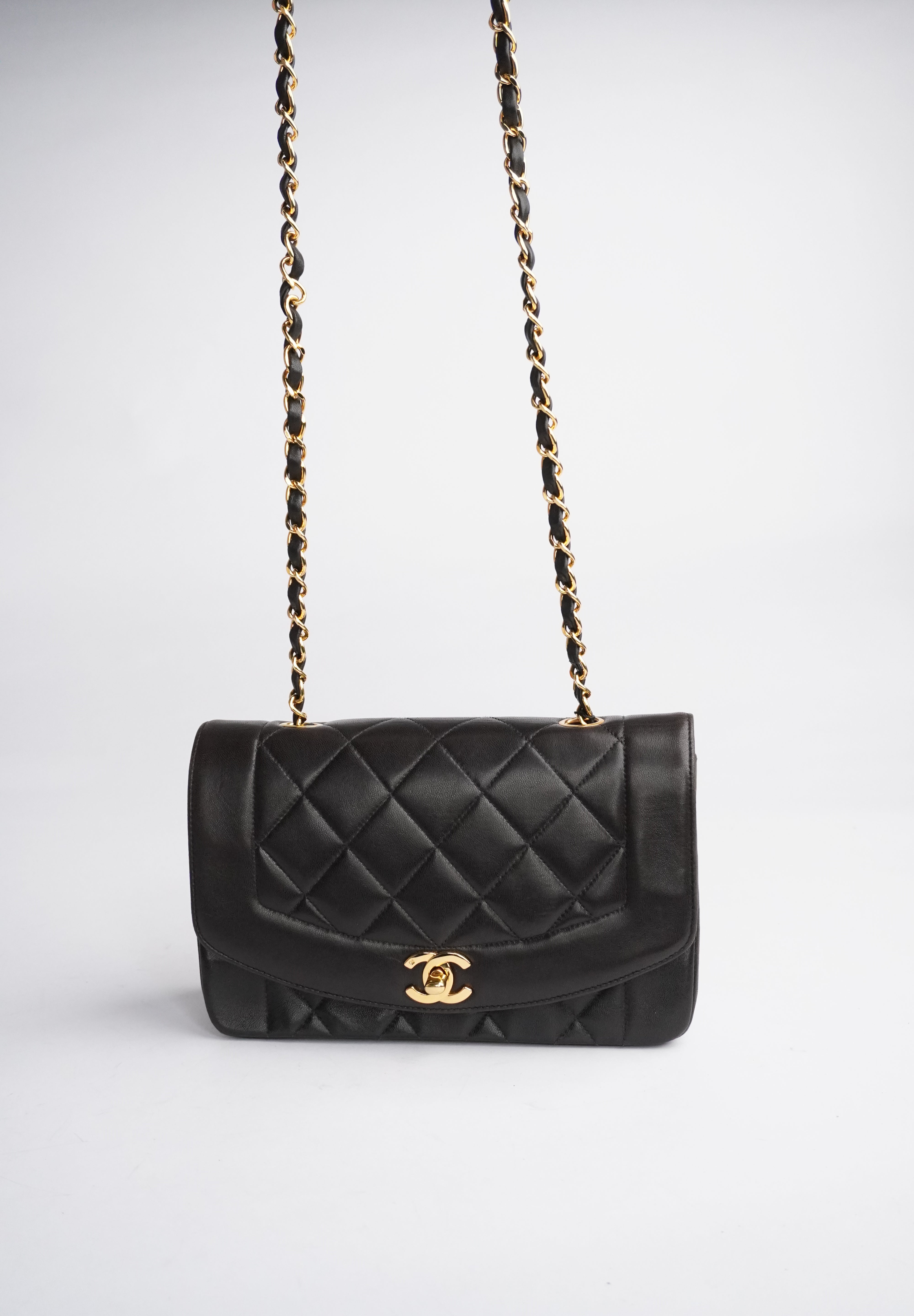 Chanel Diana Small Dark Brown