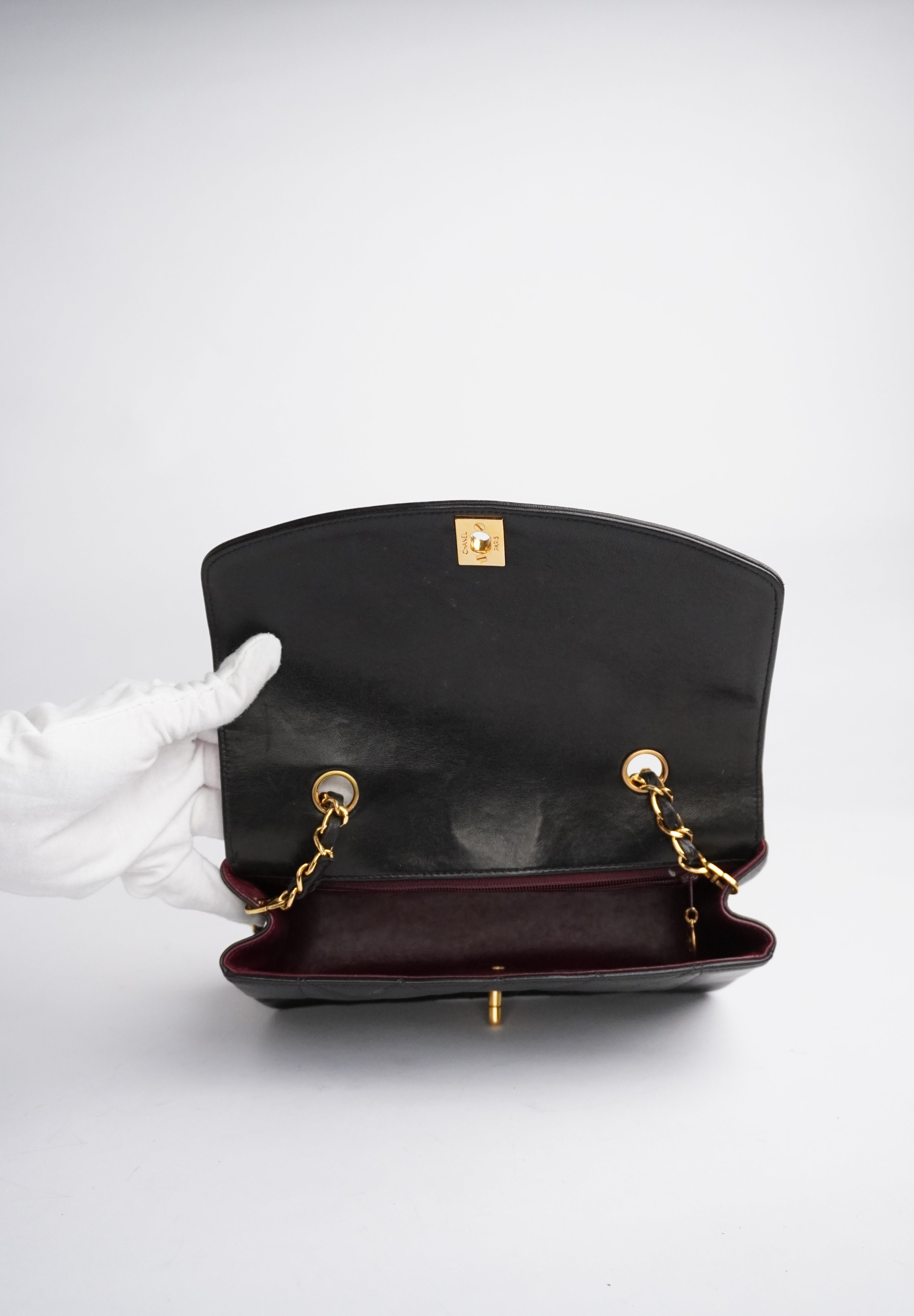 Chanel Diana Small Dark Brown