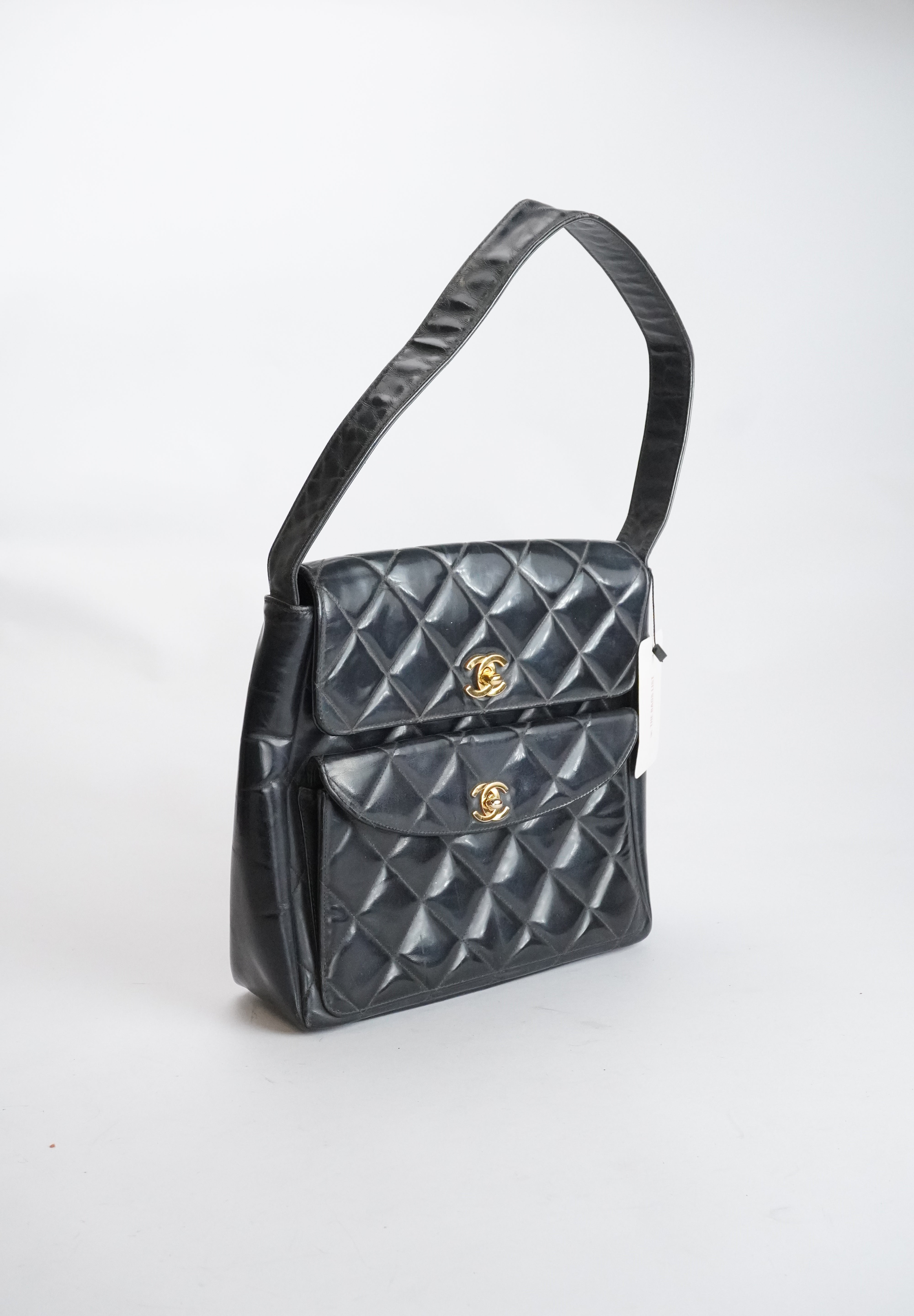 CHANEL Double Flap Tote 24k Ghw
