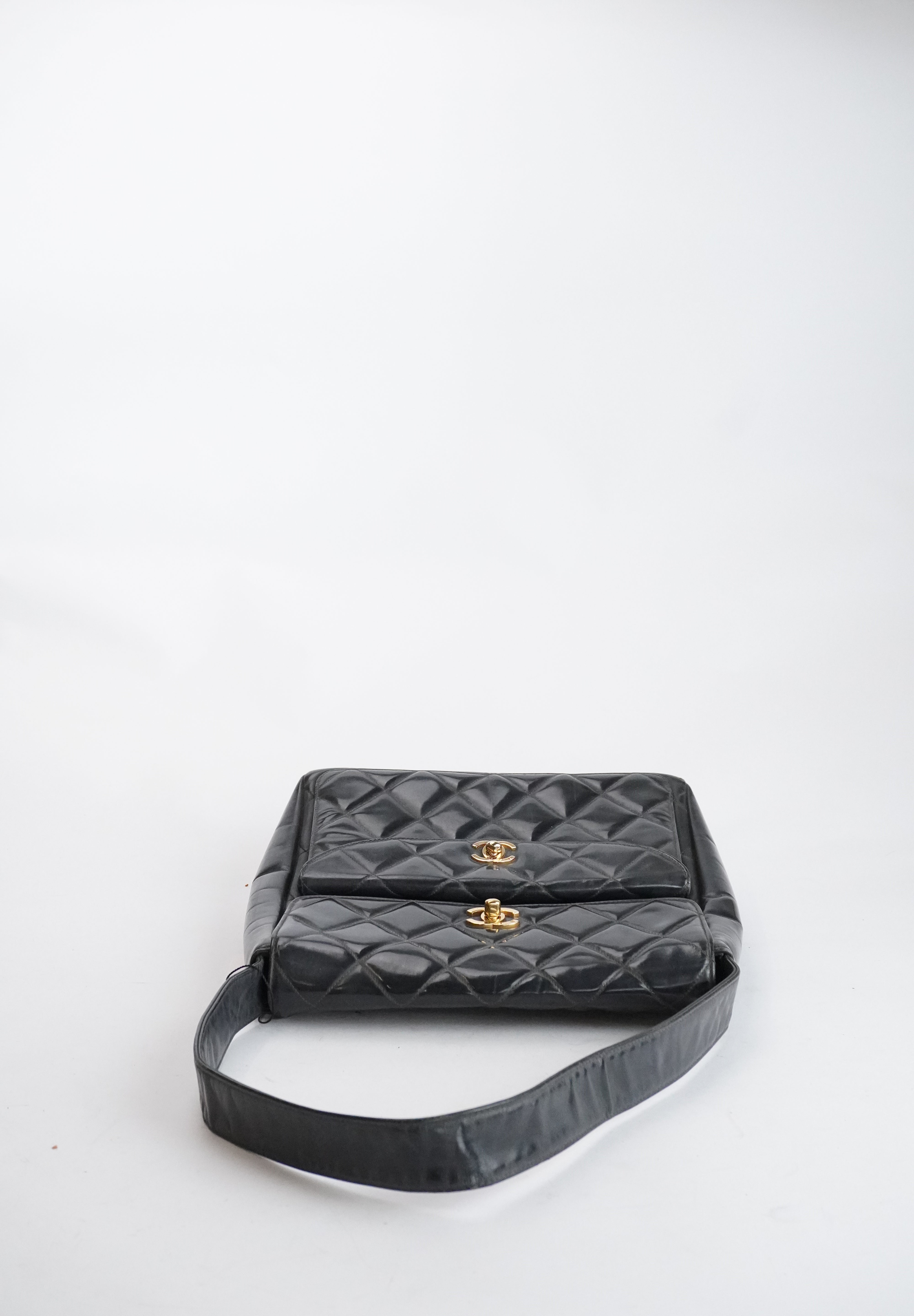 CHANEL Double Flap Tote 24k Ghw