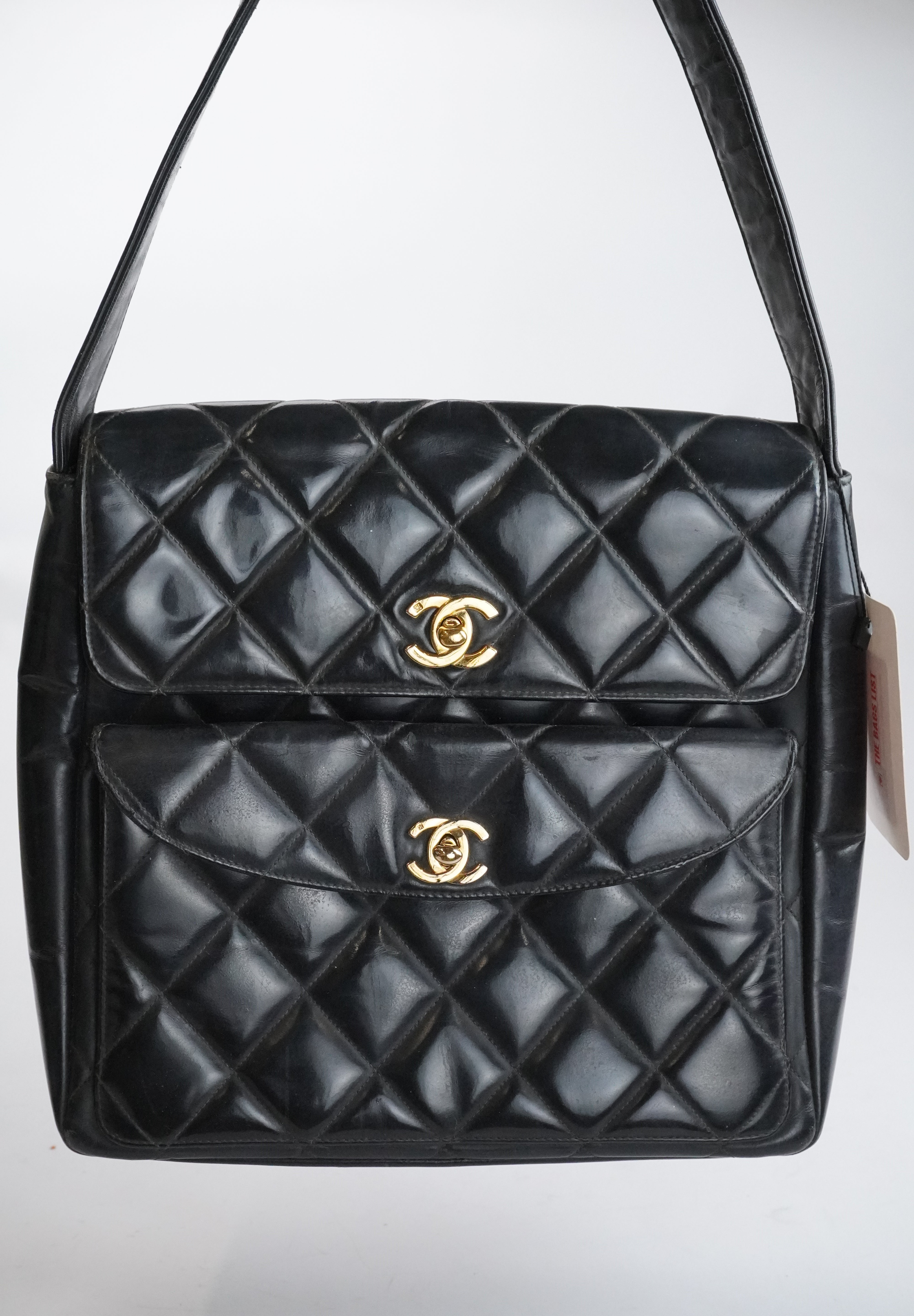 CHANEL Double Flap Tote 24k Ghw