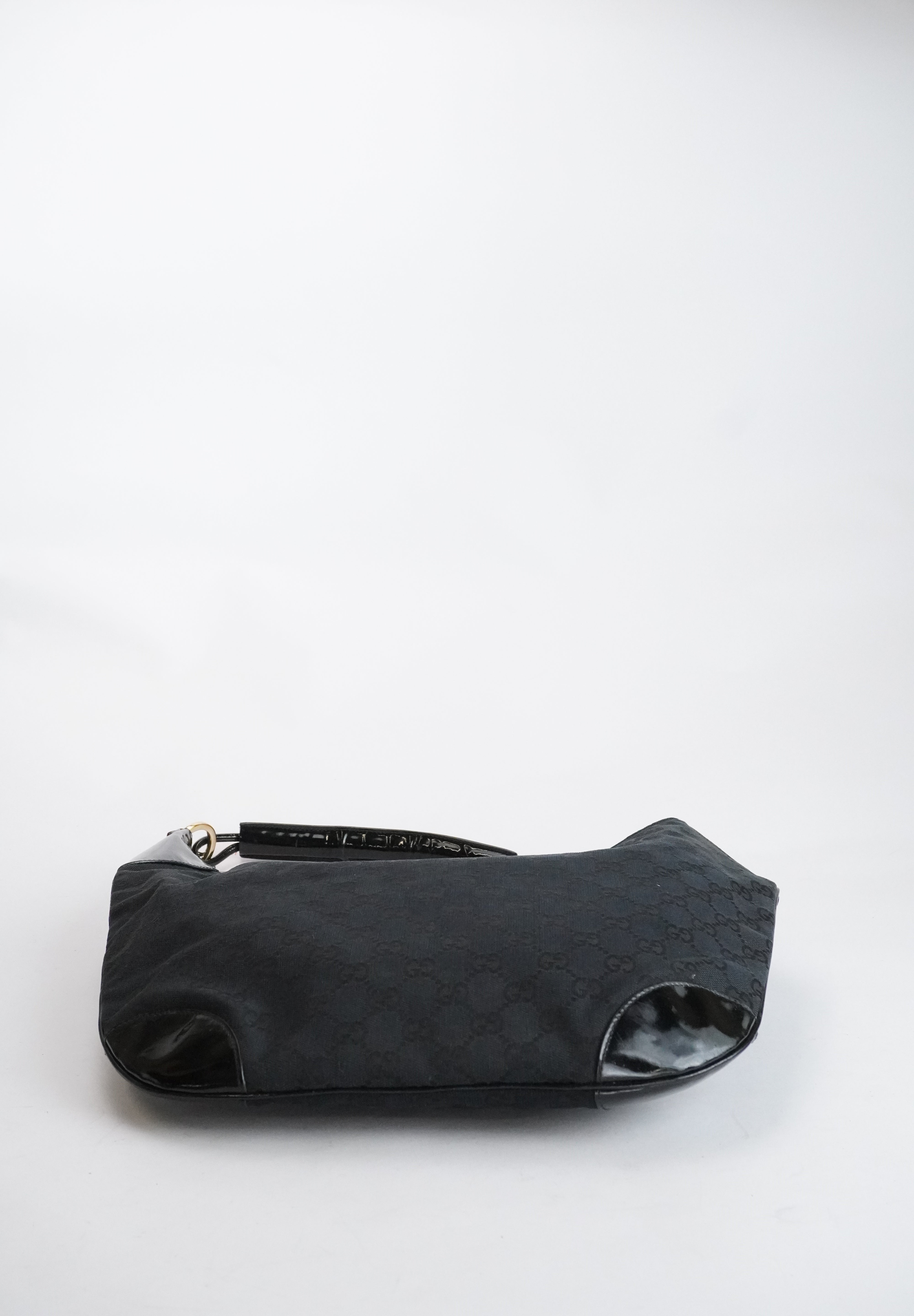 GUCCI GG Canvas Hobo Black