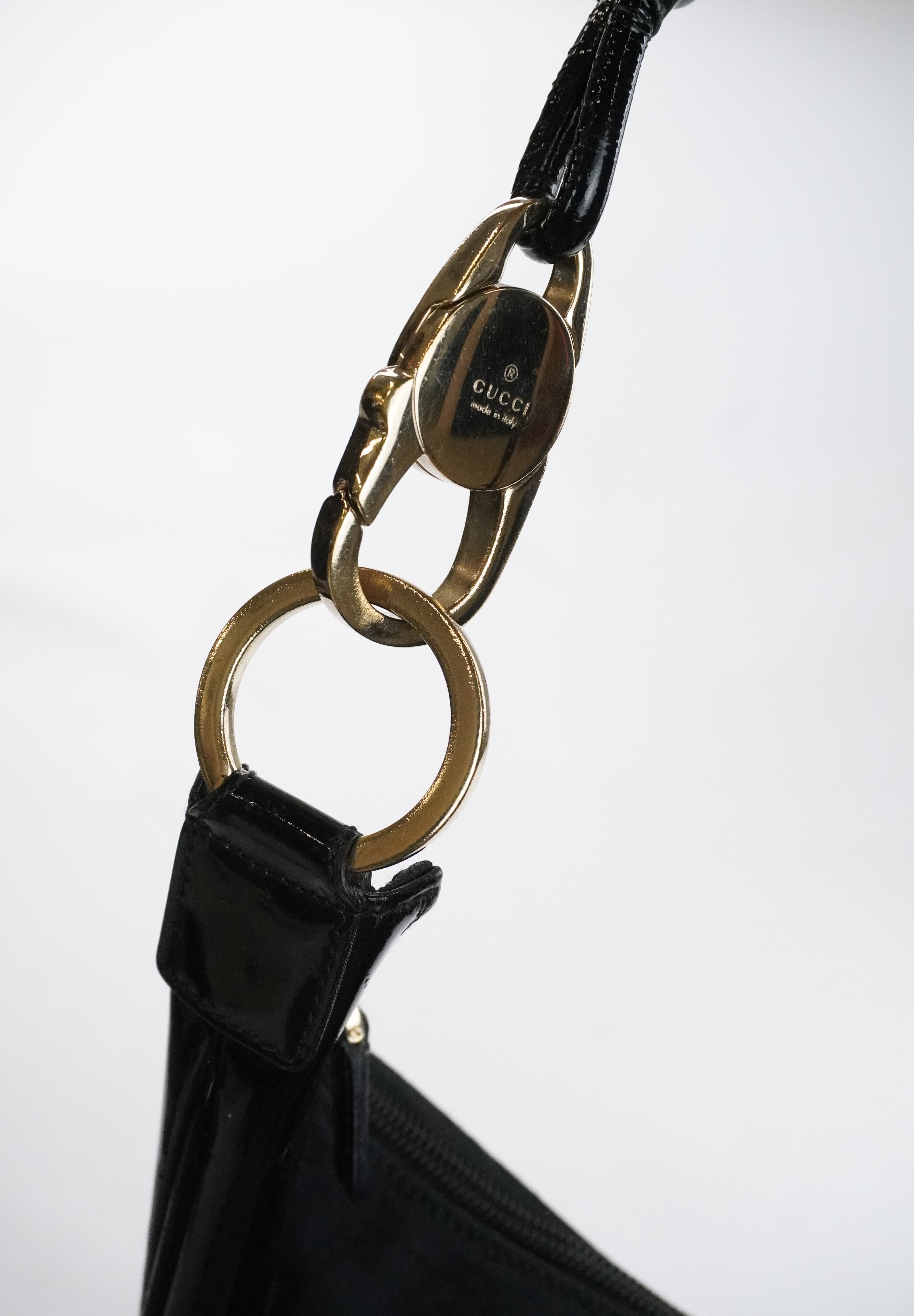 GUCCI GG Canvas Hobo Black