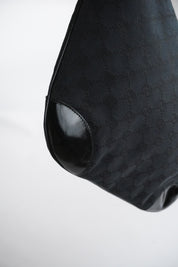 GUCCI GG Canvas Hobo Black