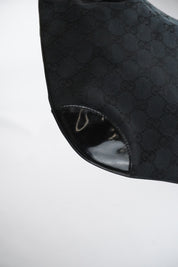 GUCCI GG Canvas Hobo Black