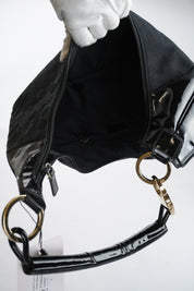 GUCCI GG Canvas Hobo Black