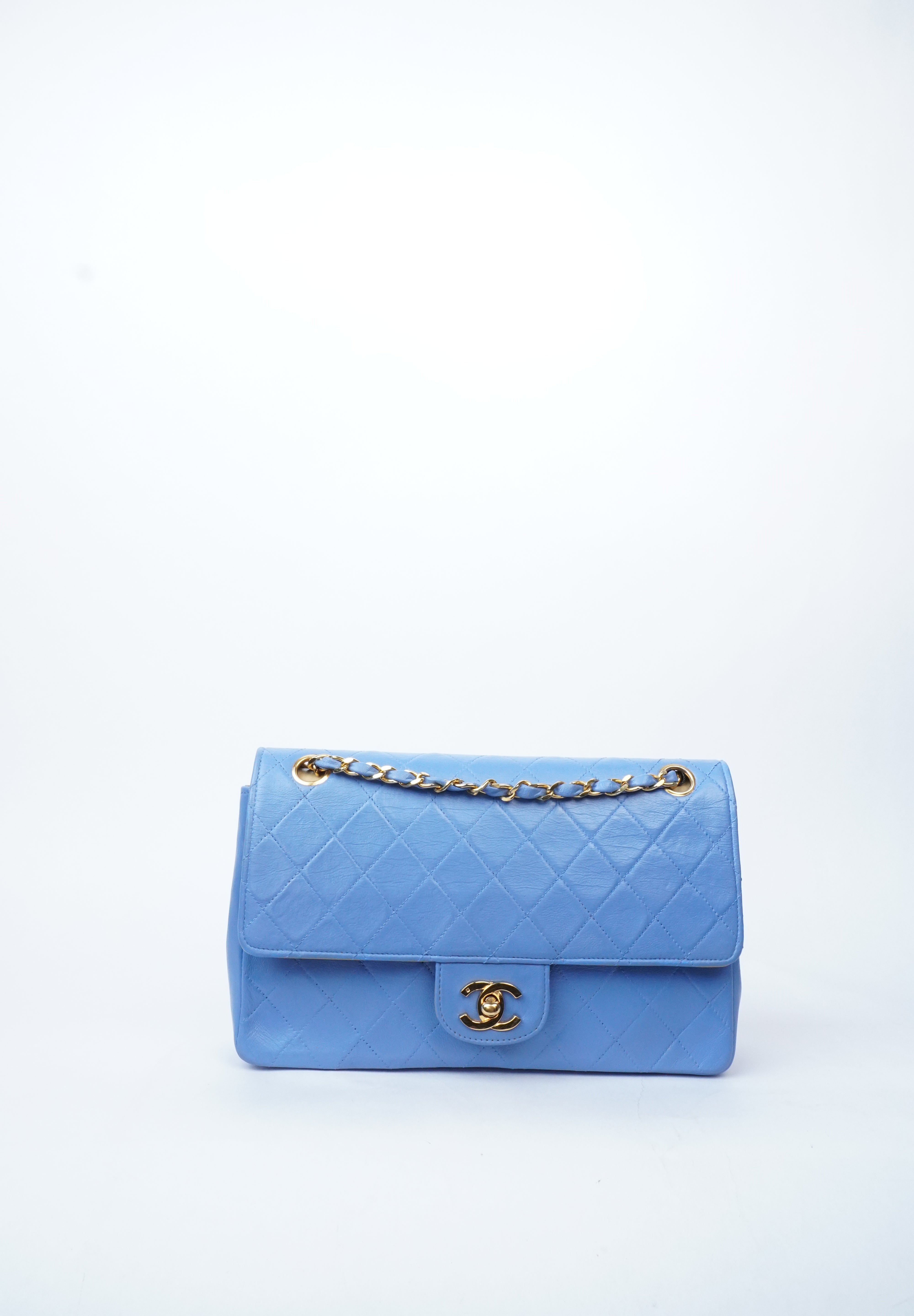 Chanel Double Flap Blue