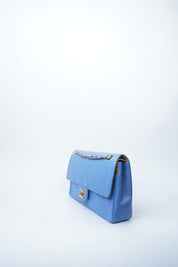 Chanel Double Flap Blue