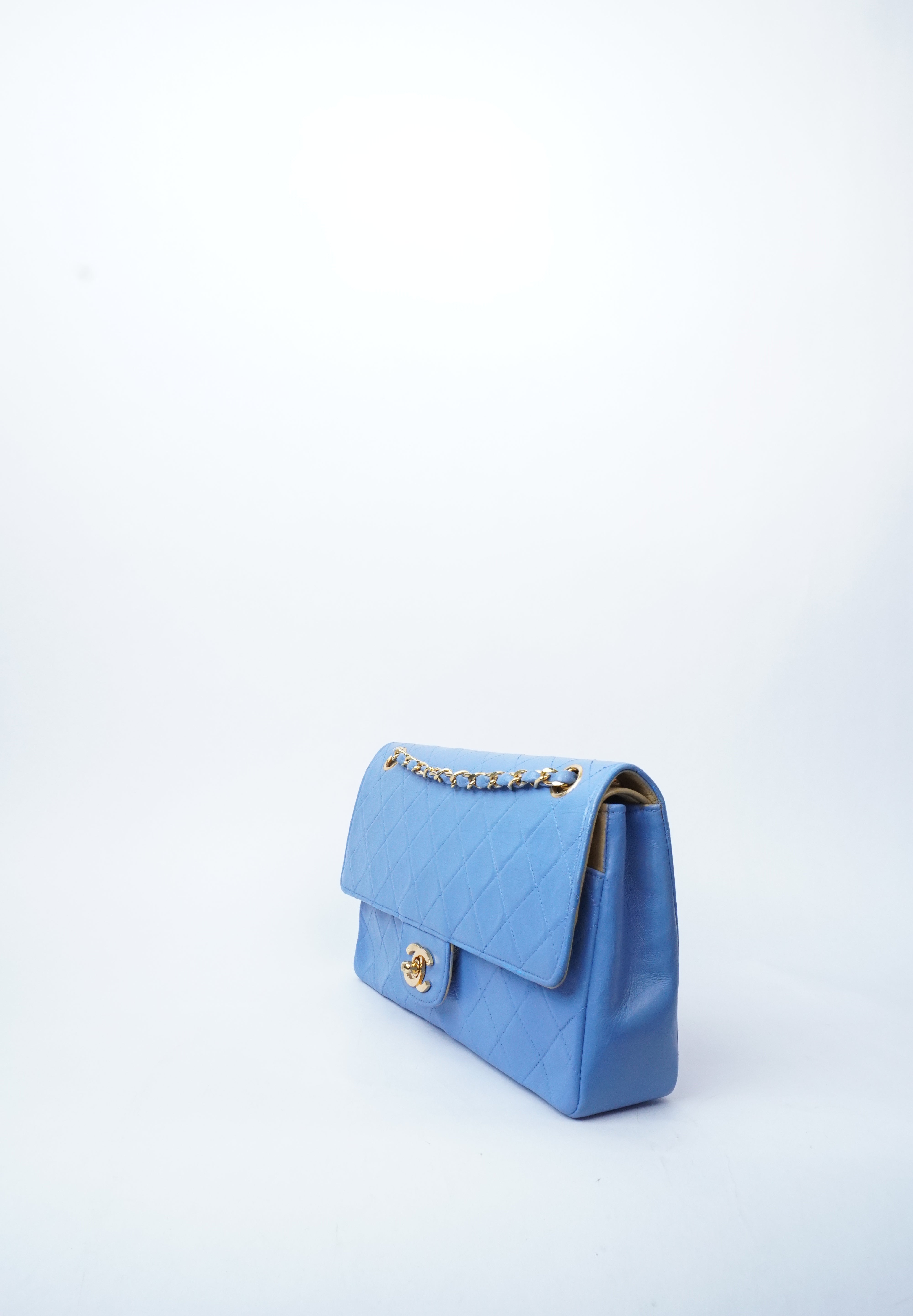 Chanel Double Flap Blue