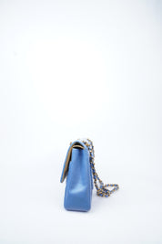 Chanel Double Flap Blue