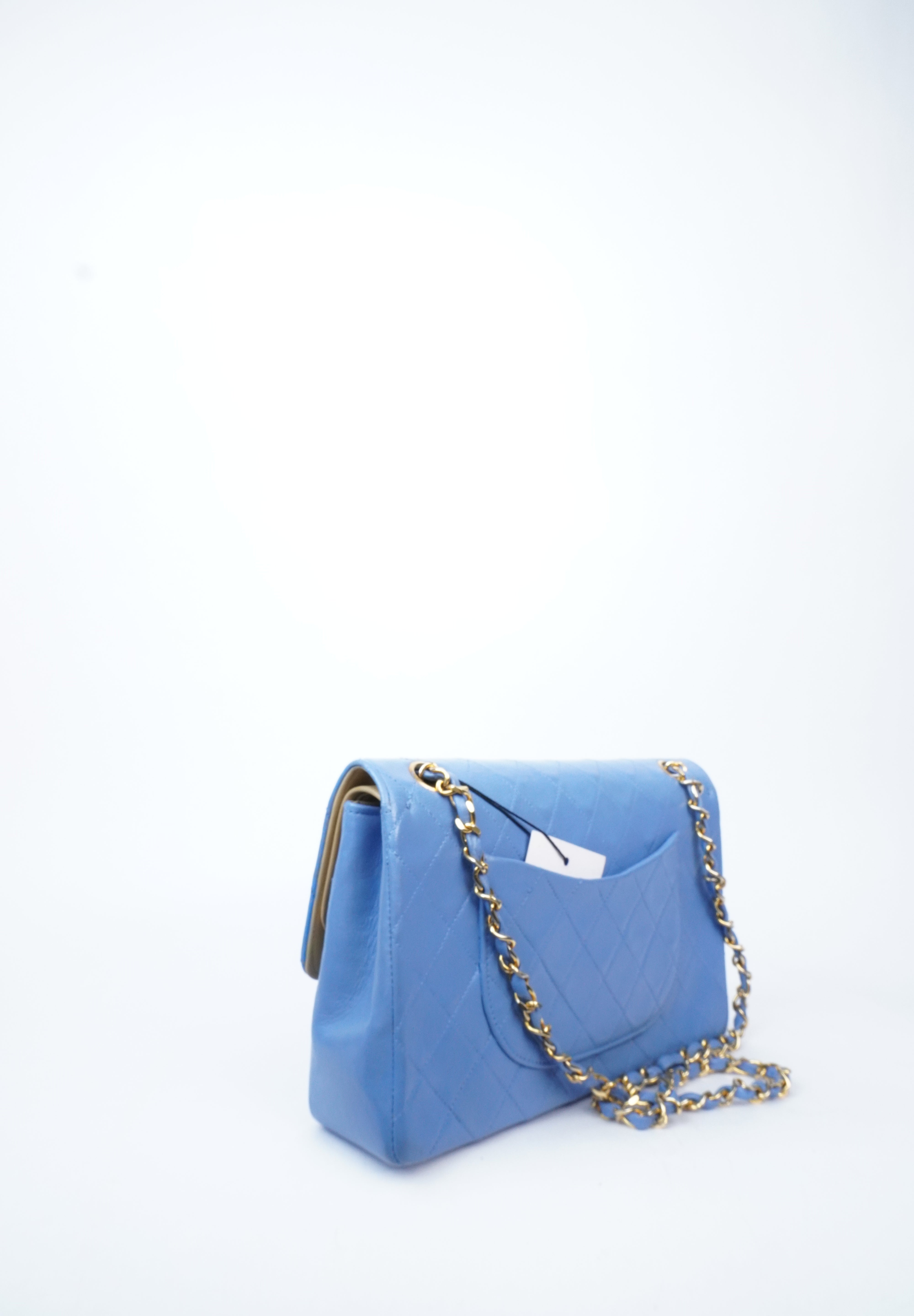 Chanel Double Flap Blue