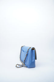 Chanel Double Flap Blue