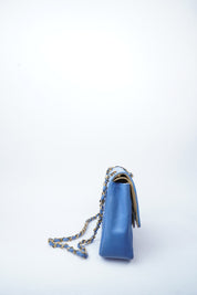 Chanel Double Flap Blue