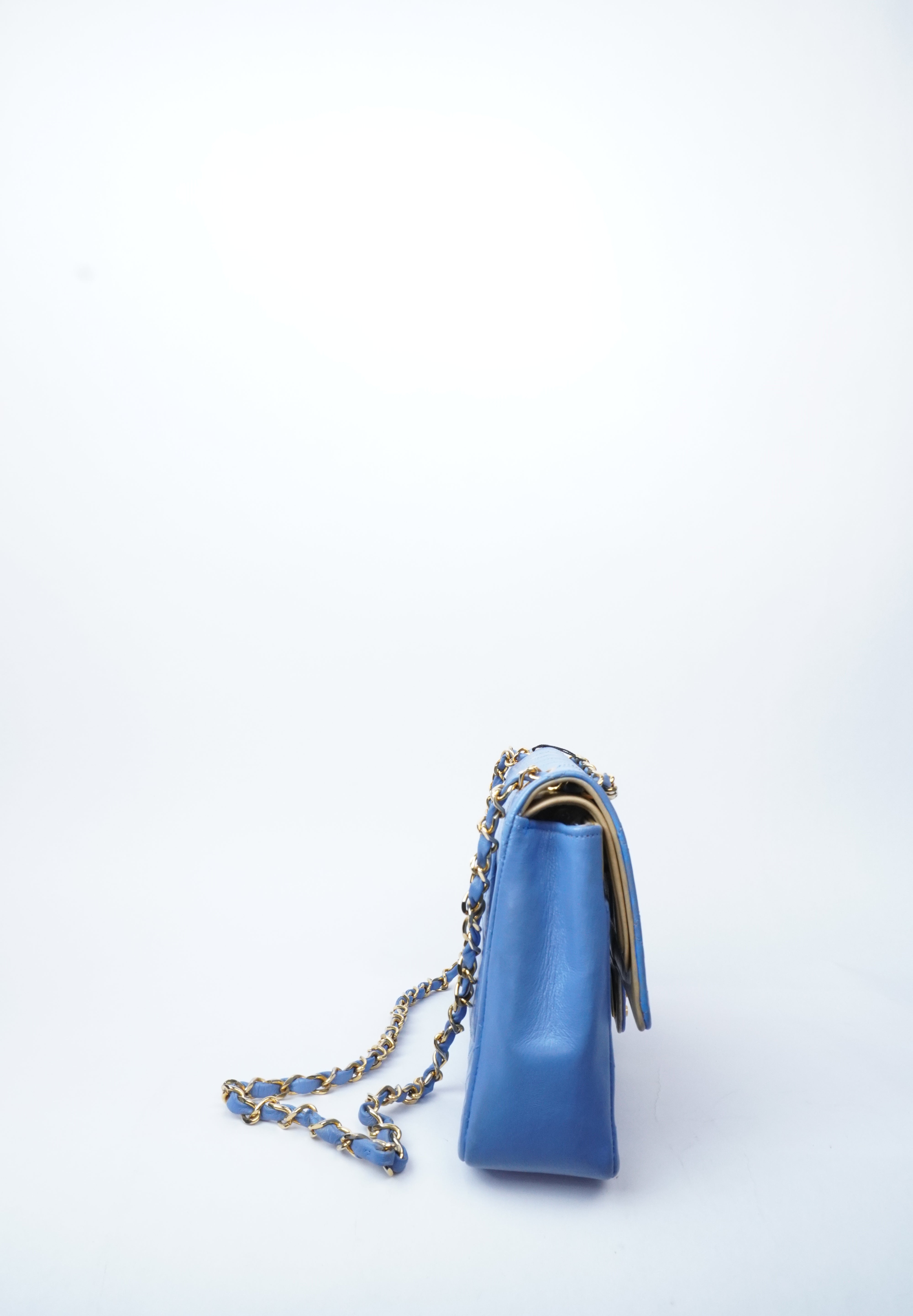 Chanel Double Flap Blue