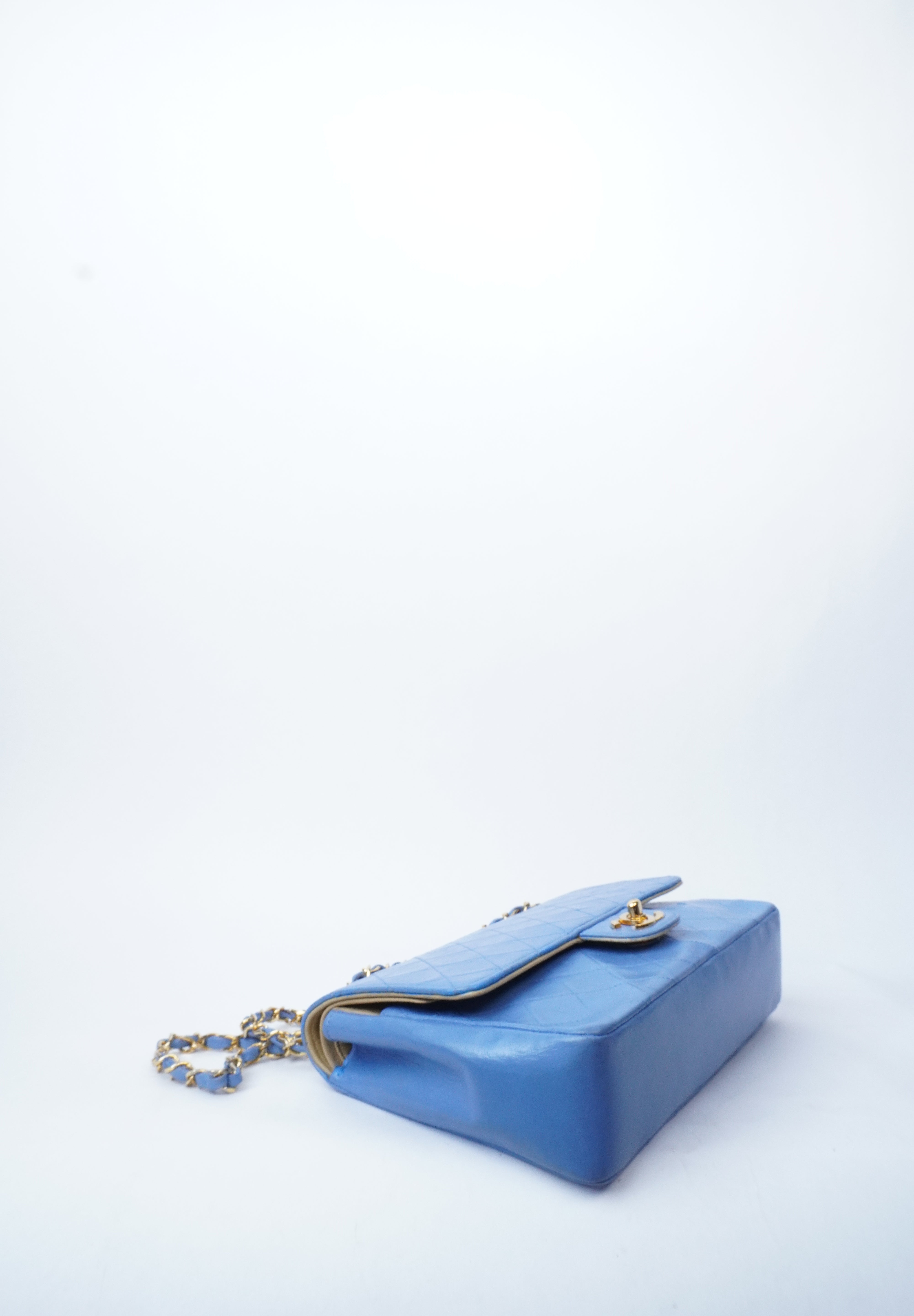 Chanel Double Flap Blue