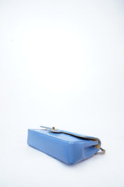 Chanel Double Flap Blue