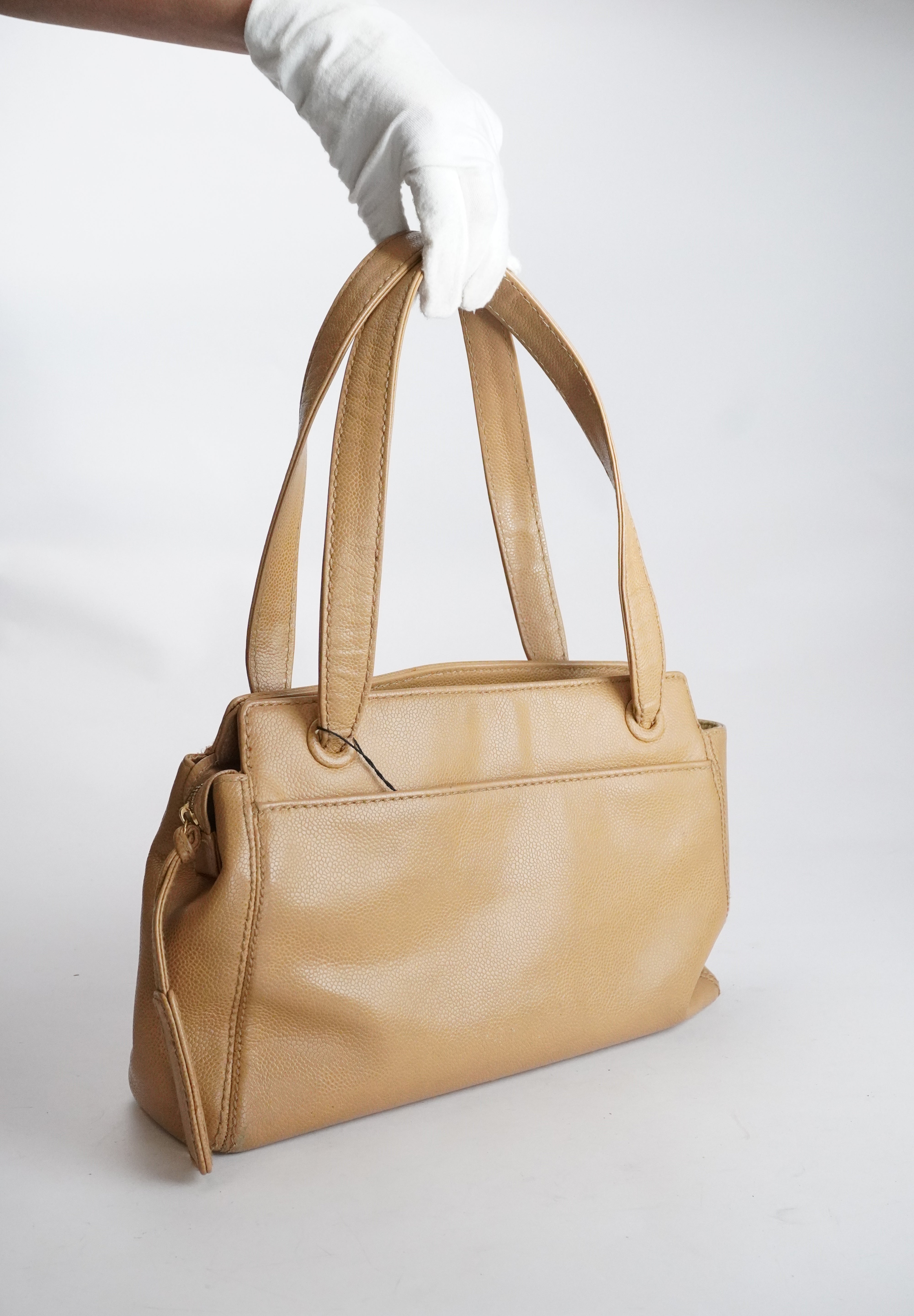 CHANEL Caviar Tote Beige (2004-2005)