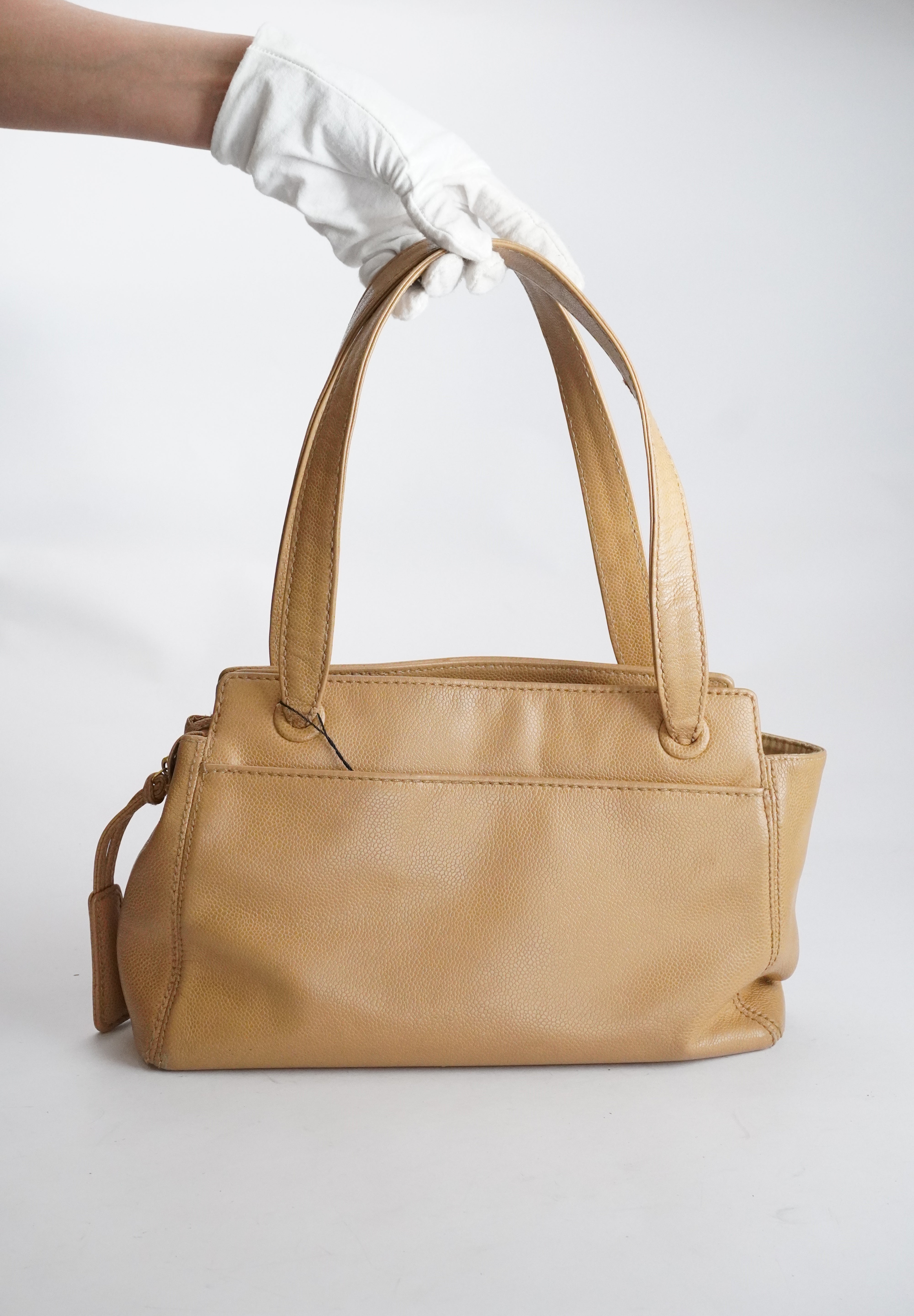 CHANEL Caviar Tote Beige (2004-2005)