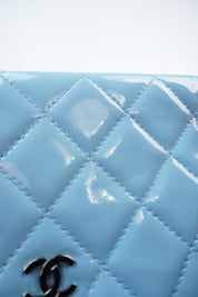 Chanel WOC Babyblue Patent Leather