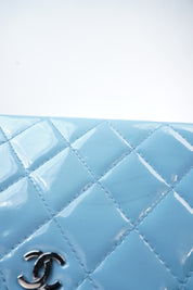 Chanel WOC Babyblue Patent Leather