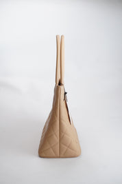 CHANEL Medallion Tote Beige Caviar