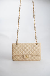 CHANEL Classic Double Flap Beige